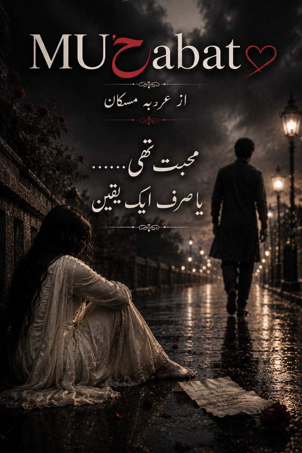 Muhabbat By Arooba Muskan Urdu Novel Cover Image