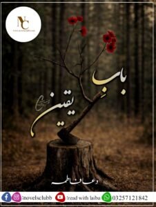 Baab E Yaqeen By Dua Fatima Urdu Novel Cover Image